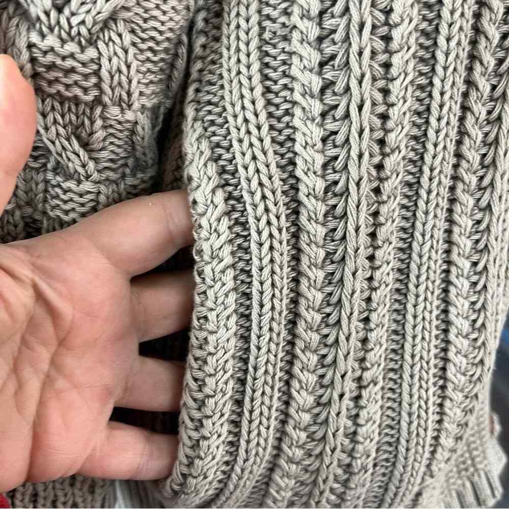 Coldwater Creek Vintage wash mixed pattern cardigan Small Petite - Picture 7 of 11
